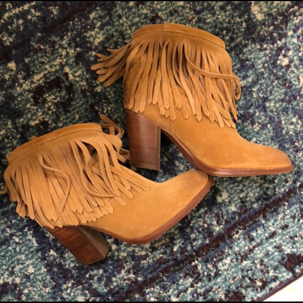 Frye Ilana Fringe Bootie